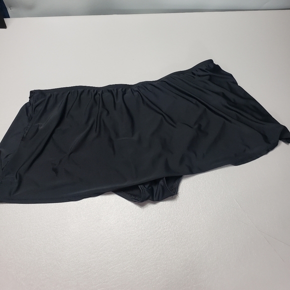 Collections by Catalina solid black bathing suit skirt women's plus size 3X - Picture 1 of 7